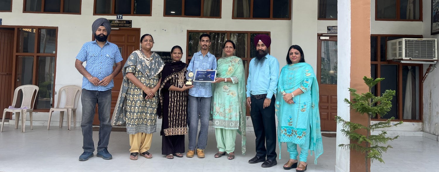Bela College student Lovepreet Singh shines the name of the college in India